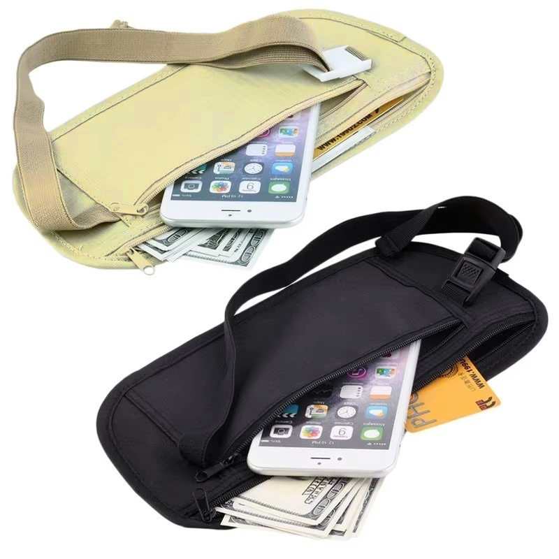 Mountain Biking Waist Pack - Tas pinggang bepergian tidak terlihat, dompet