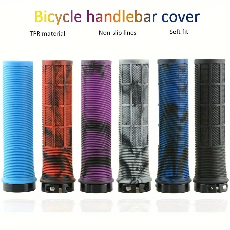 Mtb Grip Lock On - Pegangan Sepeda TPR Terintegrasi Pegangan Setang