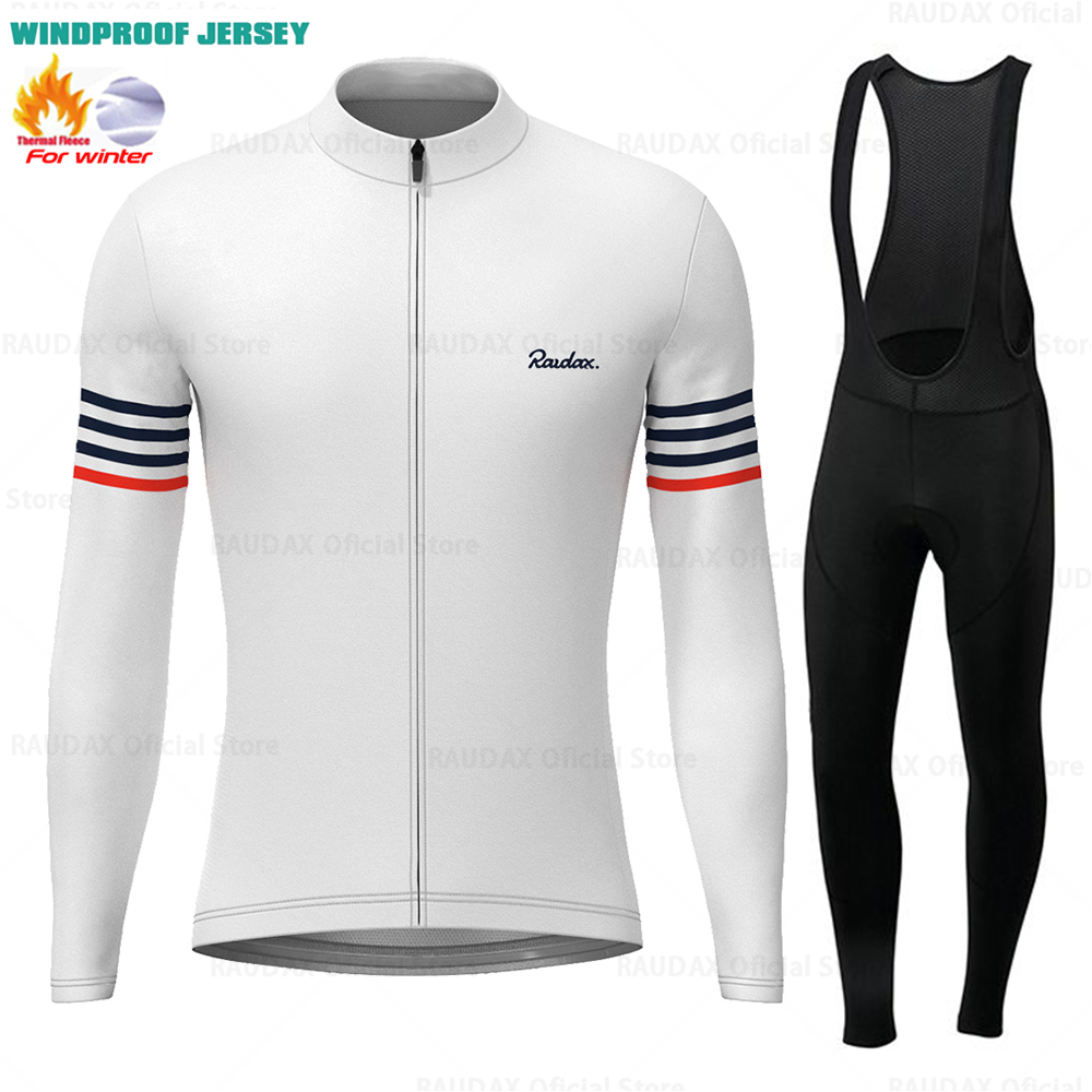 Mountain Biking Long Sleeve Shirt - Raudax Jersey bulu tahan angin, pakaian
