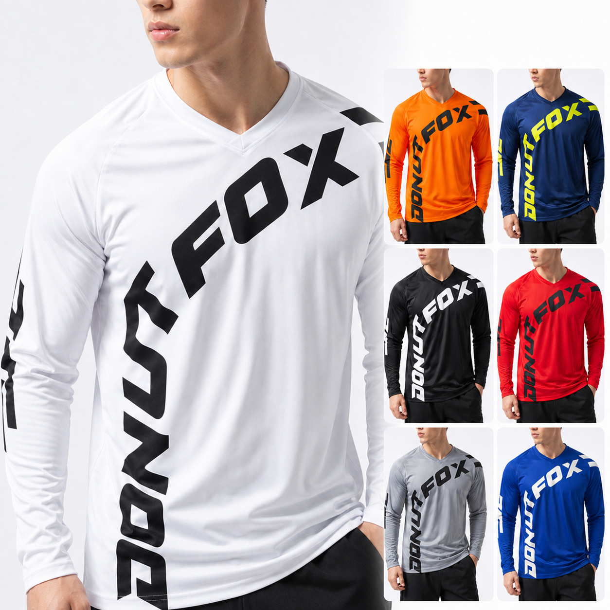 Mountain Biking Long Sleeve Shirt - Kaos Lengan Panjang MTB untuk Rekreasi