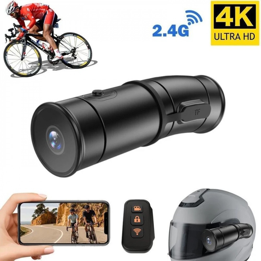 Mountain Biking Helmet - Kamera dasbor helm motor 4K HD