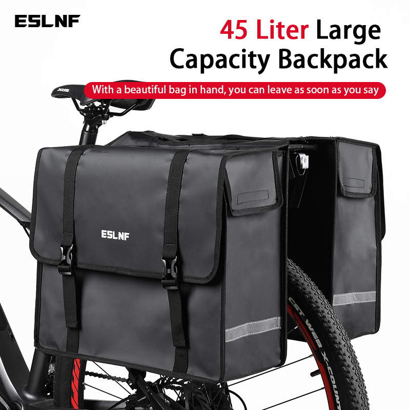 Mountain Biking Waist Pack - ESLNF rak sepeda, kapasitas besar 45L