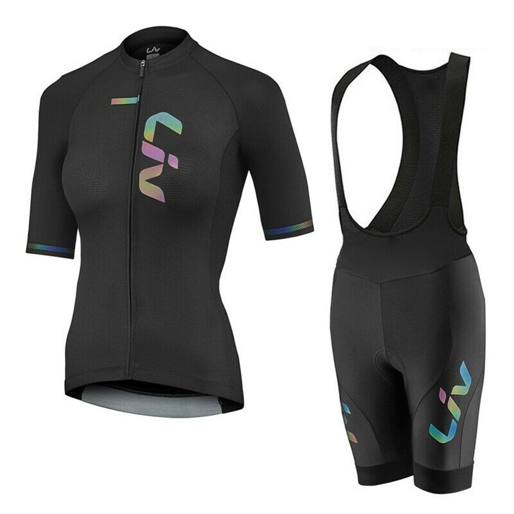 Mountain Biking Trousers - LIV setelan Jersey celana pendek bersepeda