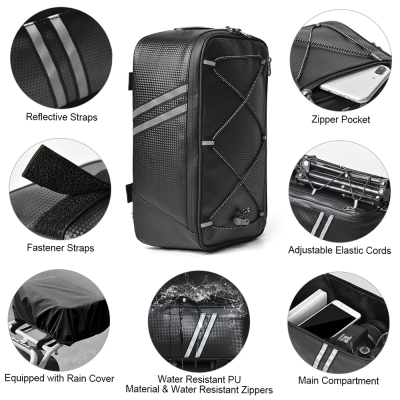 Tas bagasi sepeda 7L, kantung  - Mountain Biking Waist Pack ulasan dan harga