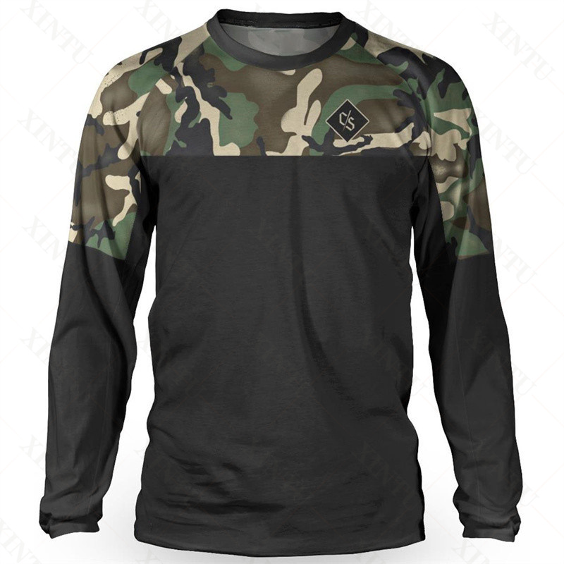 Jersey Pria Pengendara Longgar - Mountain Biking Long Sleeve Shirt ulasan dan harga