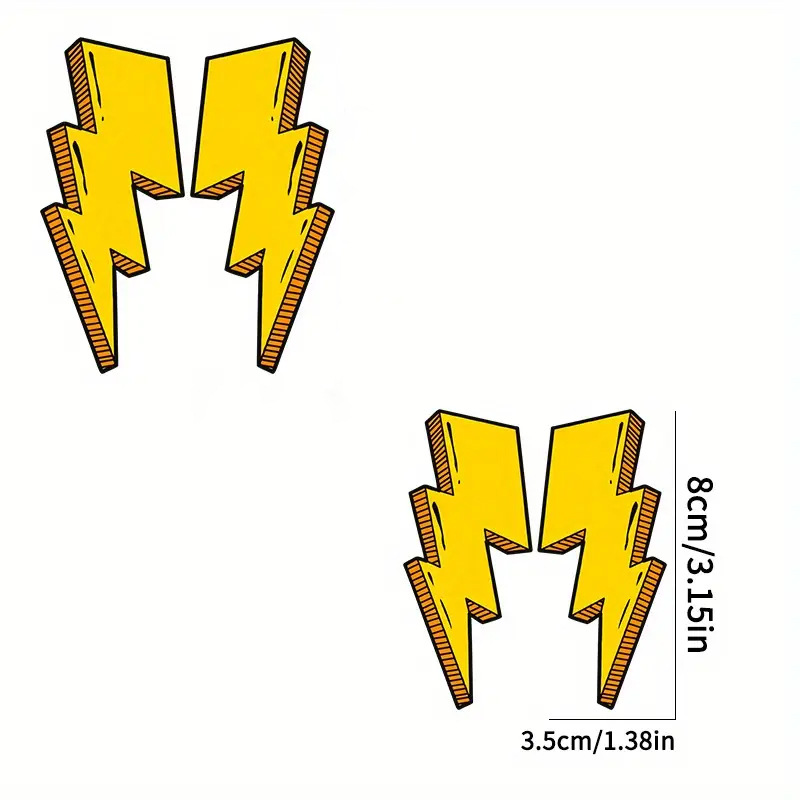 1 Buah Stiker Lightning Stiker - Mountain Biking Helmet ulasan dan harga